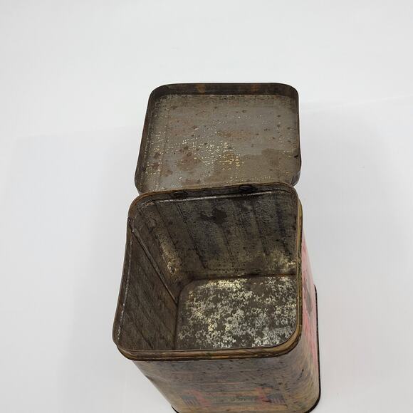 Vintage Choisa Ceylon Tea S.S. Pierce Co. Tin Boston. - Picture 7 of 12